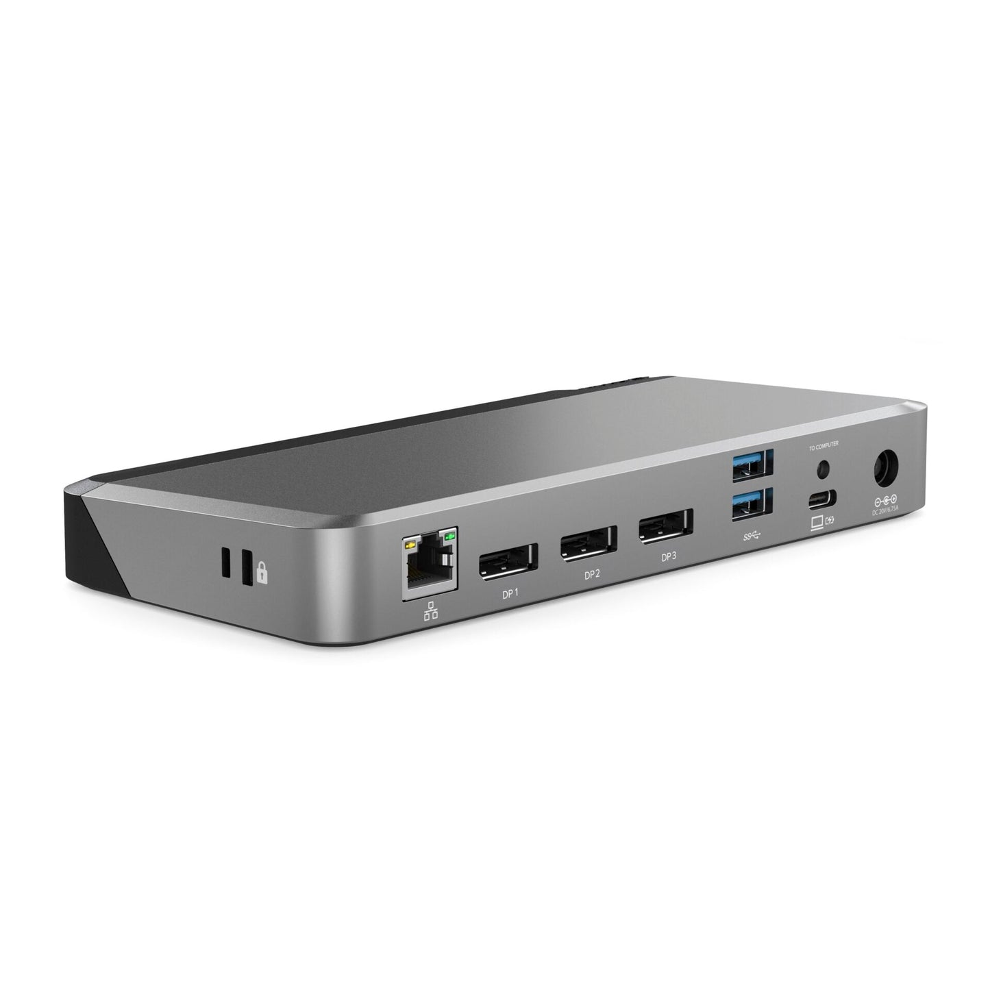 Alogic 100W USB-C DX3 Triple 4K Display Docking Station Space Grey