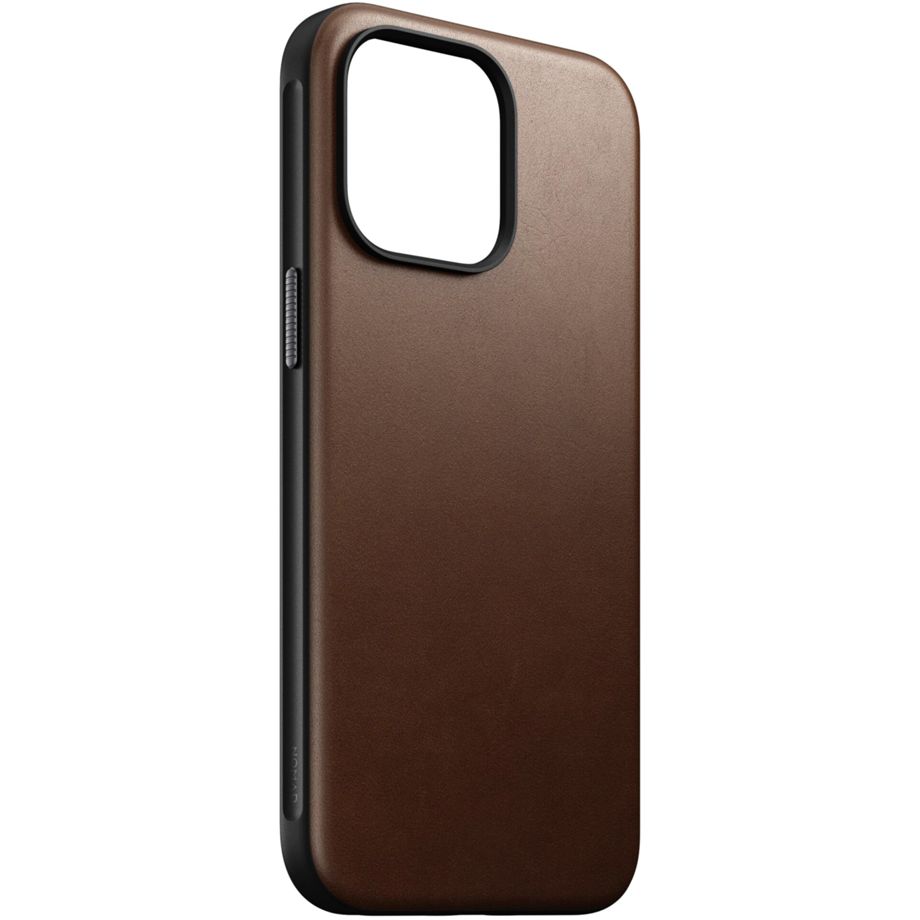 Nomad Modern Leather Case iPhone 15 Pro Max Brown