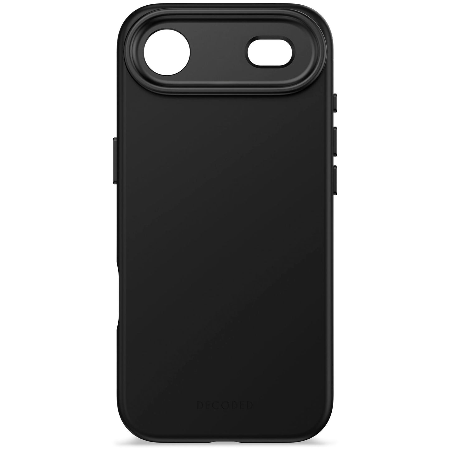 Decoded AntiMicrobial Silicone Backcover iPhone 17 Air Phantom Black