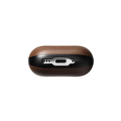 Nomad Modern Leather Case Airpods 4 Brown