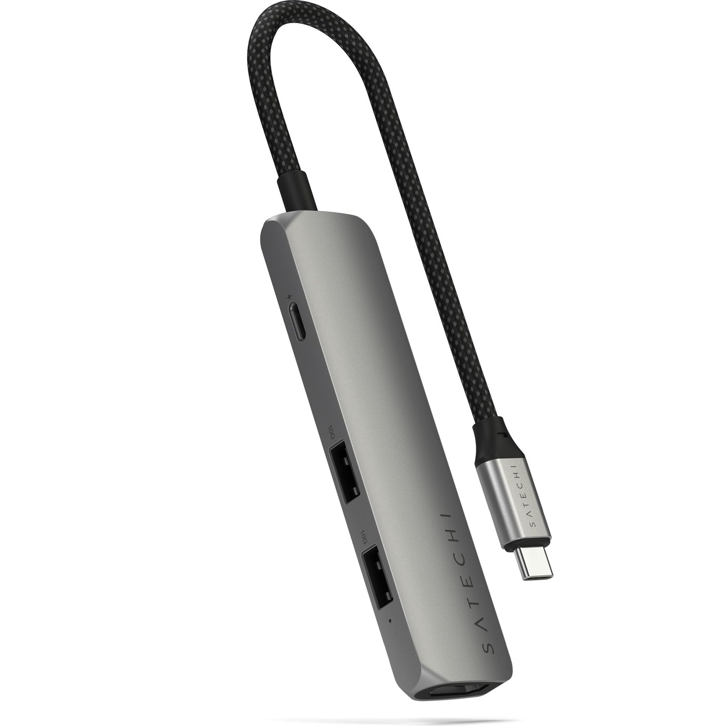 Satechi USB-C 4-in-1 Slim Multiport Adapter 4K Space Grey