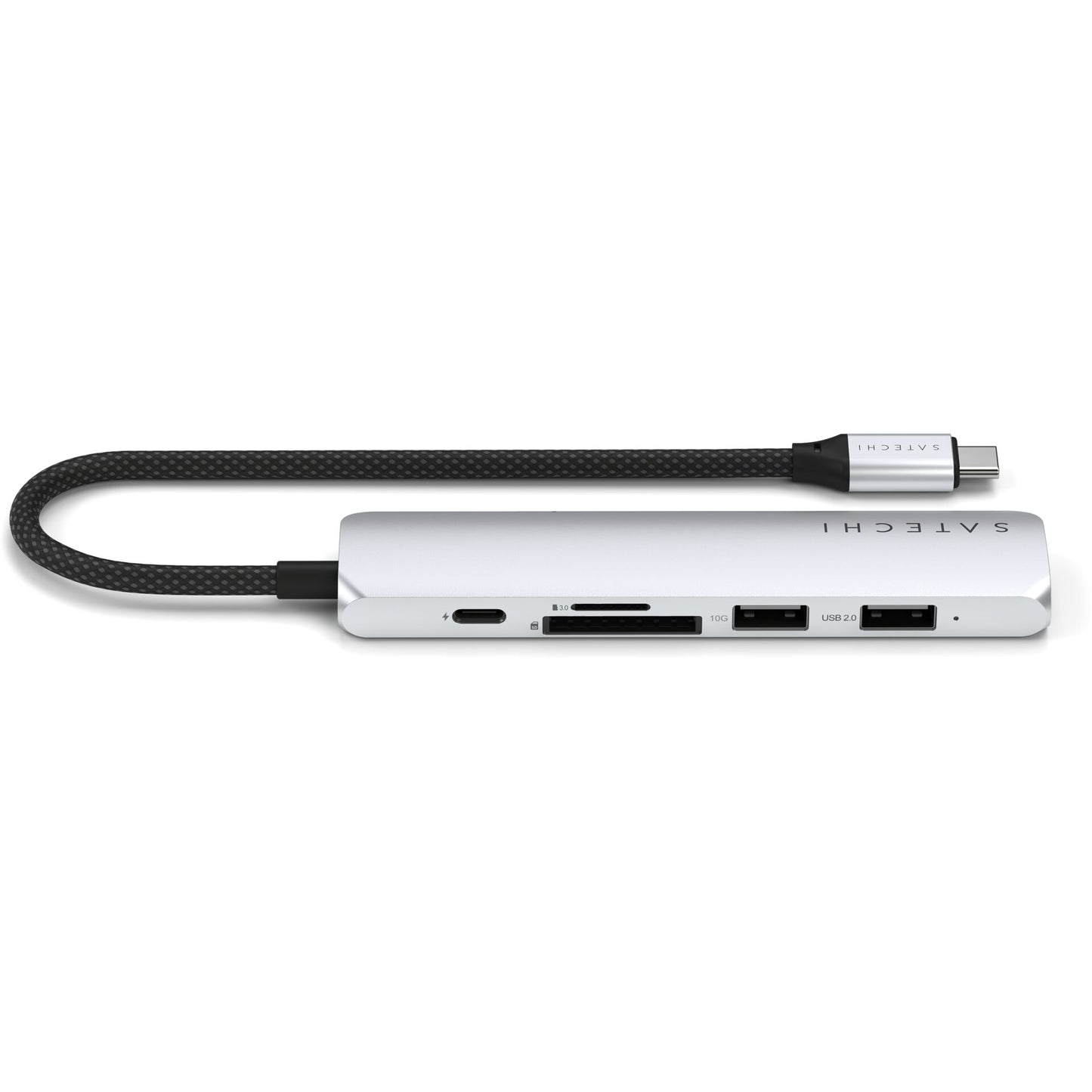 Satechi USB-C 6-in-1 Slim Multiport Adapter 4K Silver