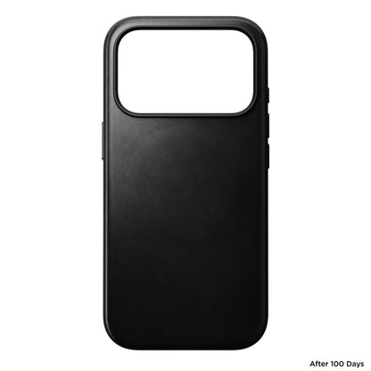 Nomad Modern Leather Case iPhone 17 Pro Black Horween