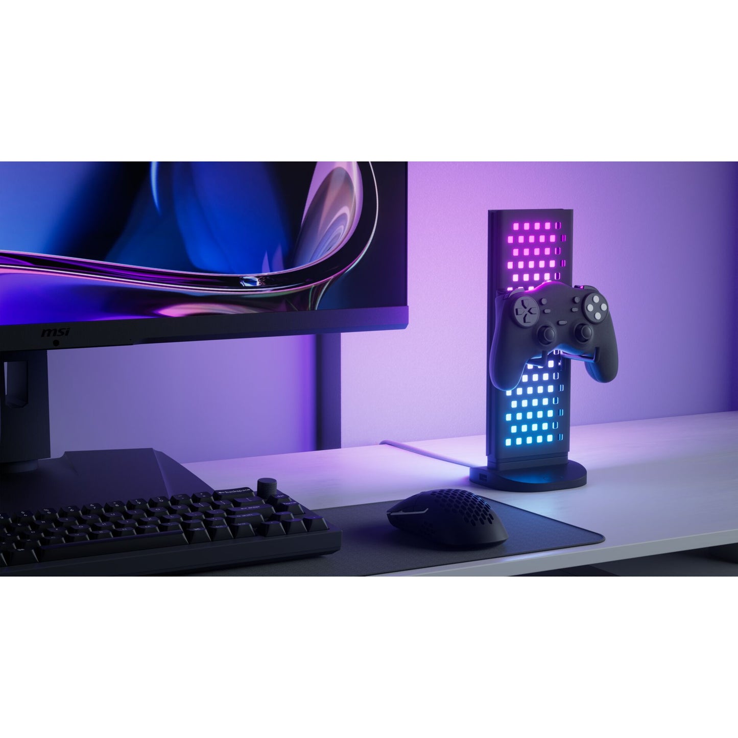 Nanoleaf Light Pegboard Side USB-C Desk Dock - 1PK