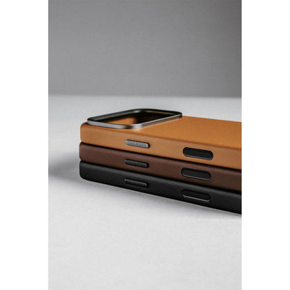 Nomad Traditional Leather Case iPhone 17 Pro Max Rustic Brown Horween