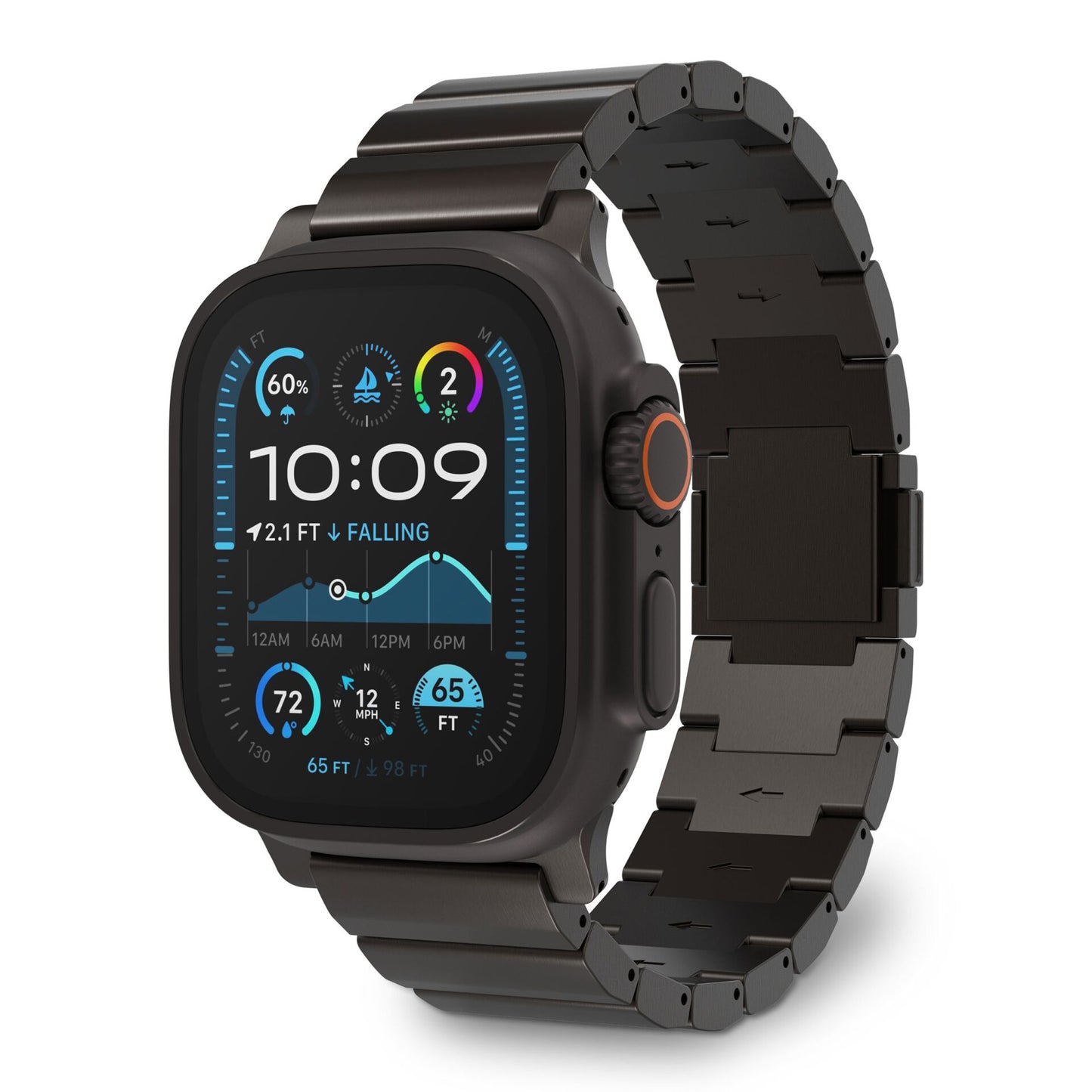 Decoded Titanium Strap for Apple Watch Ultra Titanium Black