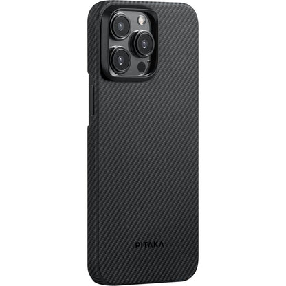 Pitaka MagEZ Case 4 600D for iPhone 15 Pro Black/Grey Twill