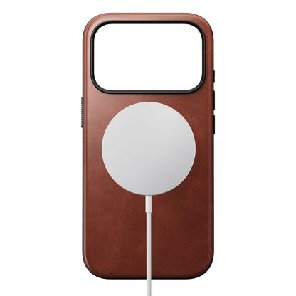 Nomad Modern Leather Case iPhone 17 Pro Olde Dublin Horween