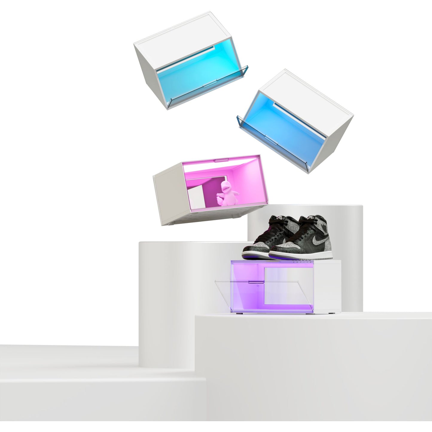 NanoleafxFantaqi EXPO Smart LED Display Case Expansion Pack 4PK