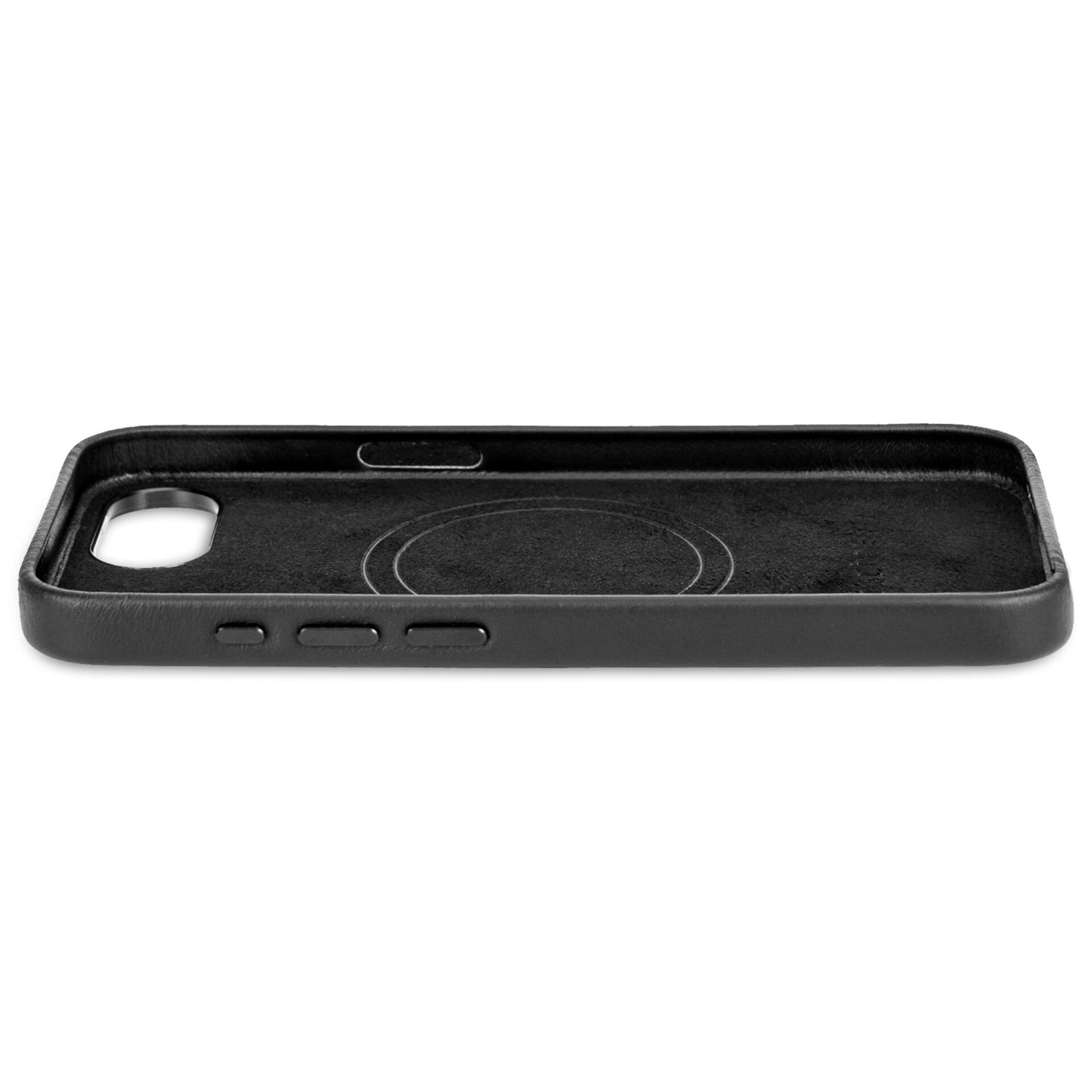 Decoded Leather Backcover iPhone 16e Black