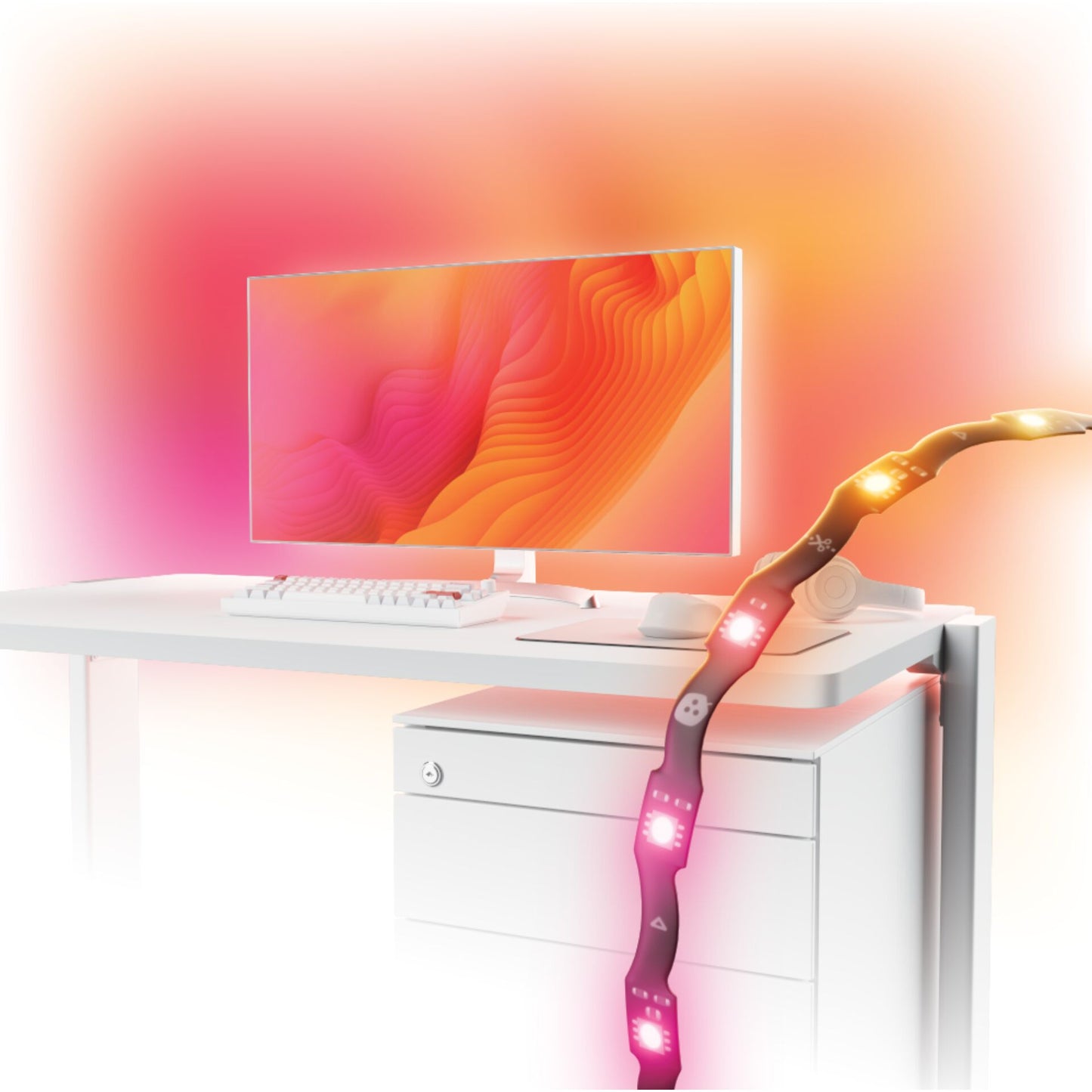 Nanoleaf 4D Screen Mirror USB-C Light Strip for 32"/2,5m