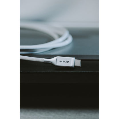 Nomad Kevlar USB-C to USB-C Cable 3 m White