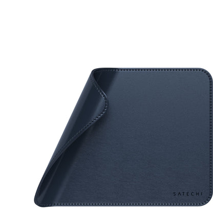 Satechi Vegan-Leather Premium Mouse Pad Blue