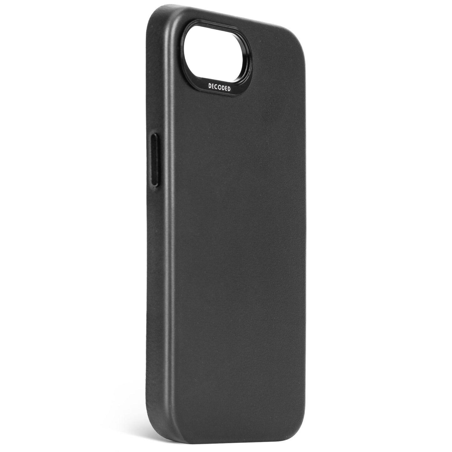 Decoded Leather Backcover iPhone 16e Black