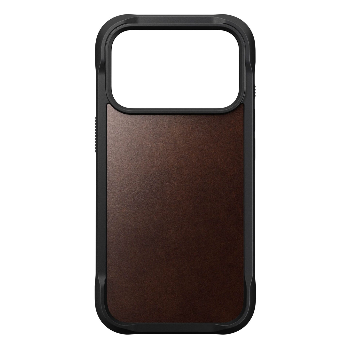 Nomad Rugged Leather Case iPhone 17 Pro Rustic Brown Horween