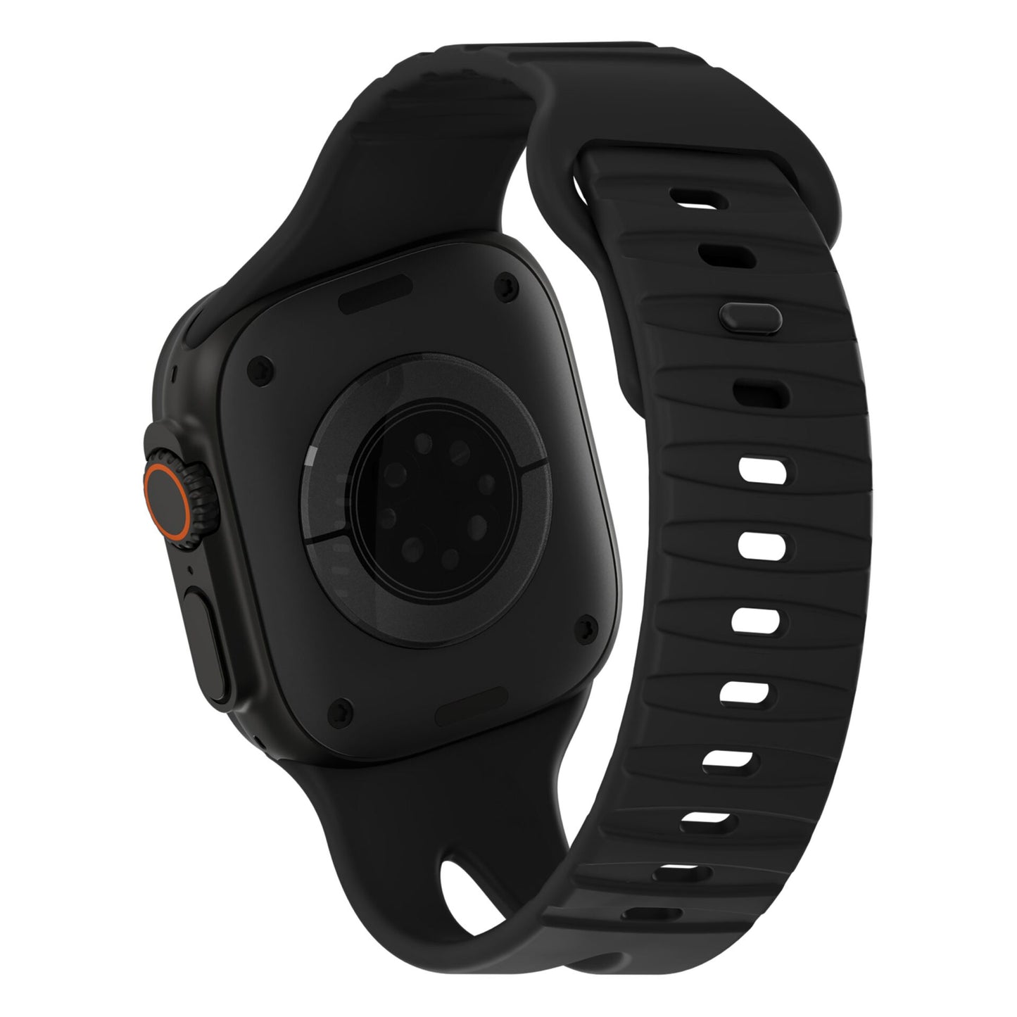 Decoded Silicone Ares Loop Strap for Apple Watch 44/46/49mm Black