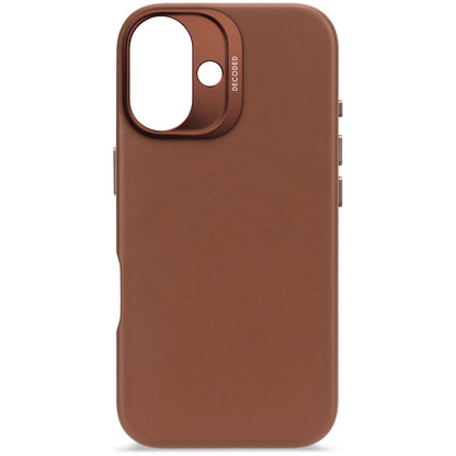 Decoded Leather Backcover iPhone 16 Tan