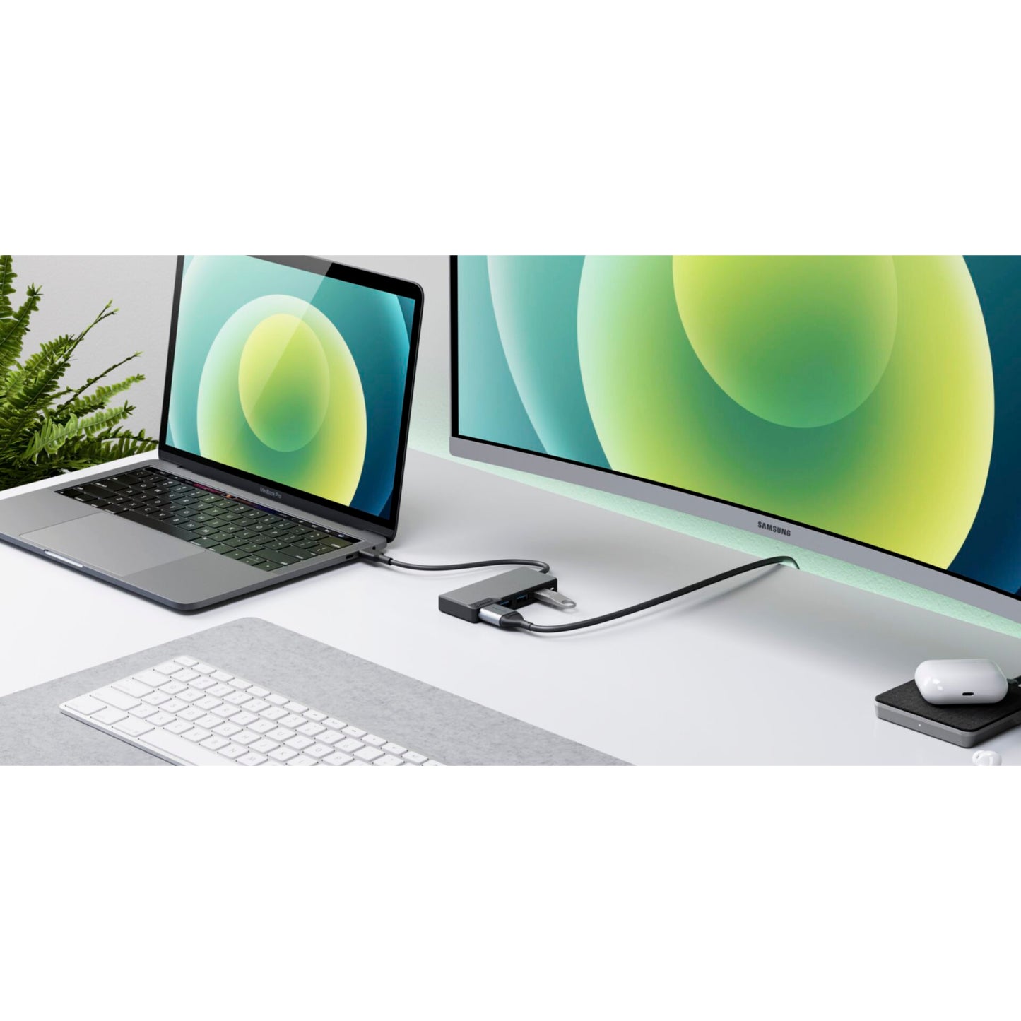 Alogic Fusion Core USB-C 5-Port Hub Space Gray