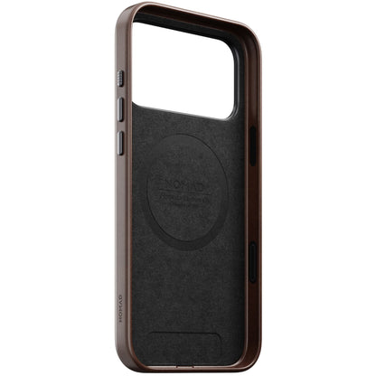 Nomad Traditional Leather Case iPhone 17 Pro Max Rustic Brown Horween