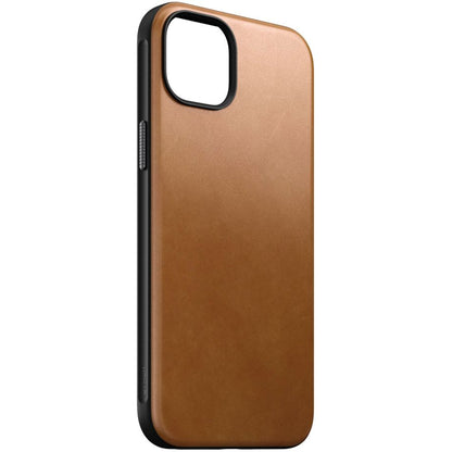 Nomad Modern Leather Case iPhone 15 Plus English Tan