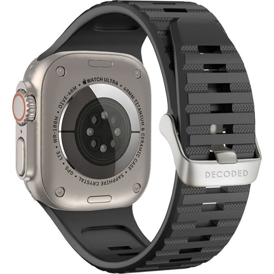 Decoded Silicone Ultra Traction Strap 42/44/45/49mm Black