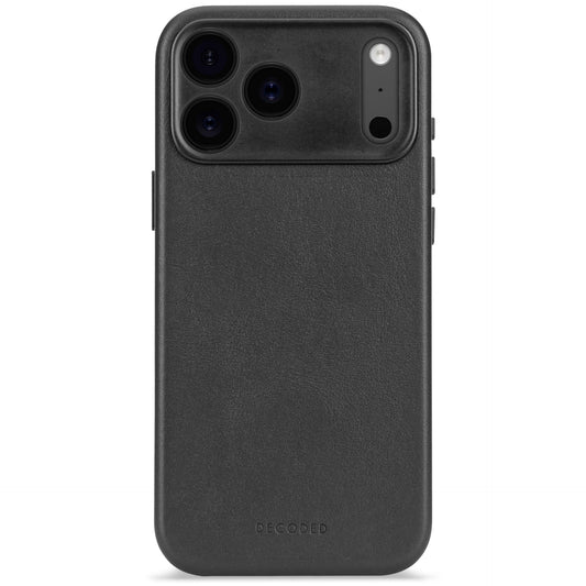 Decoded Leather Backcover iPhone 17 Pro Black