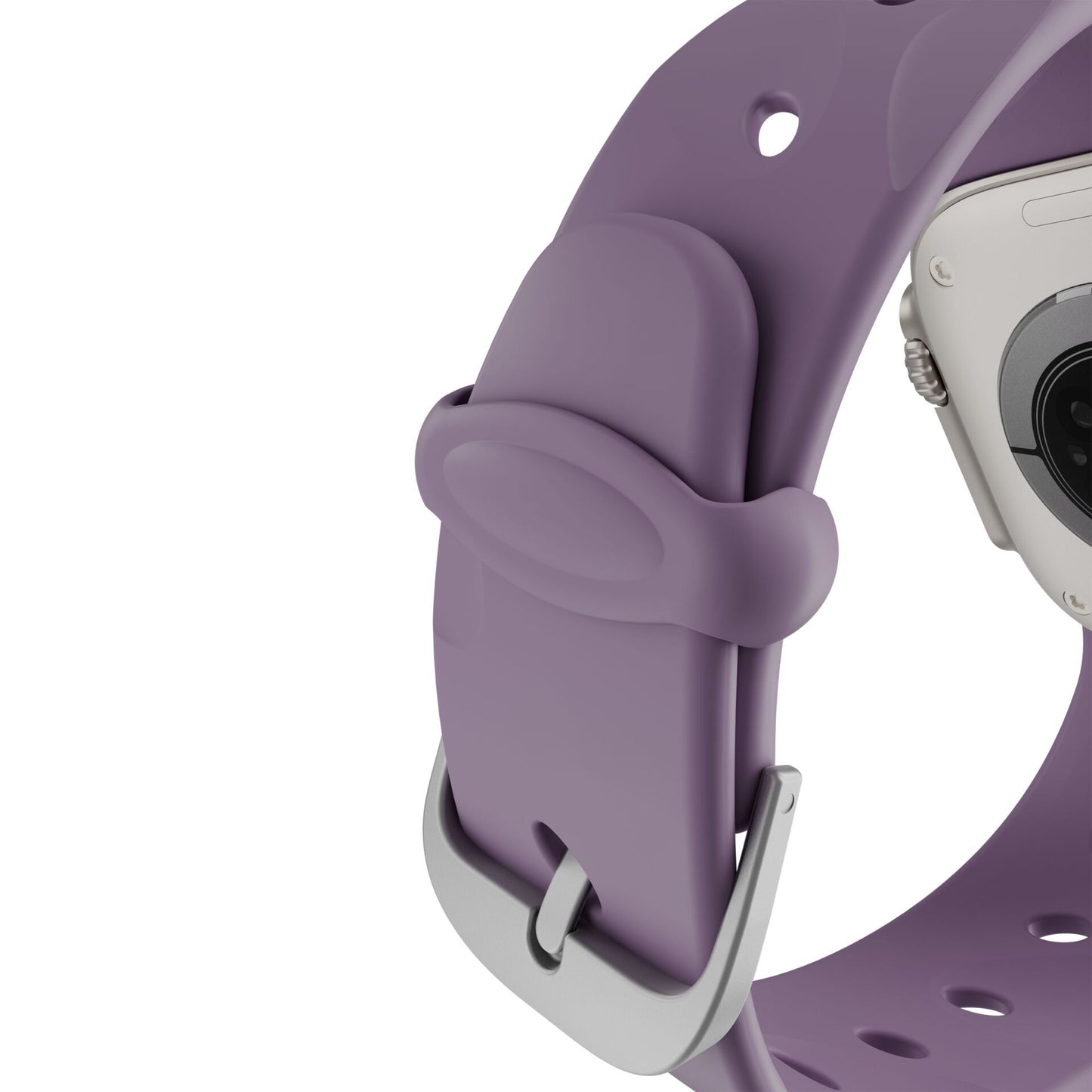 Decoded Silicone Ares Splice Strap 44/46/49mm Purple Haze
