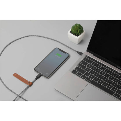 Native Union Belt Cable USB-C to Lightning 1,2m Zebra