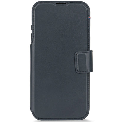 Decoded Leather Detachable Wallet iPhone 17 Pro Navy Shadow