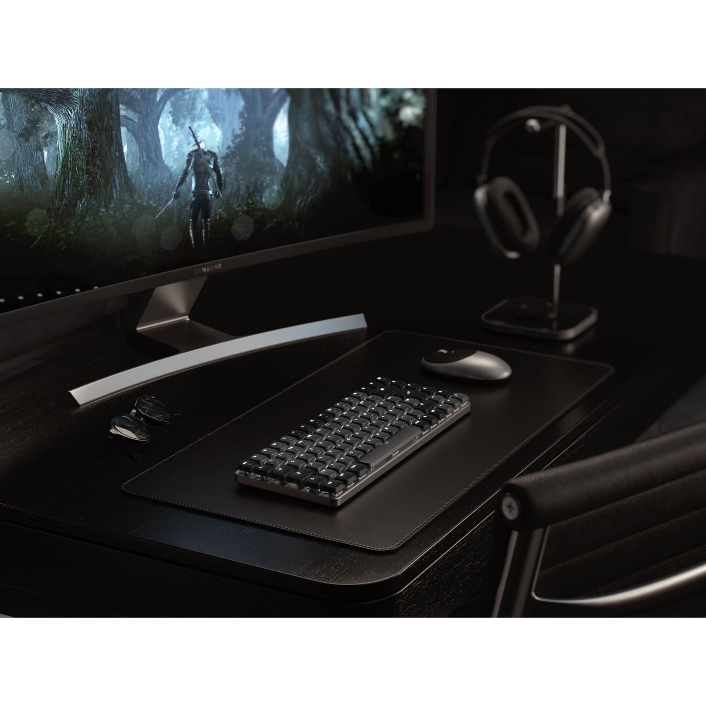 Satechi SM1 Slim Mechanical Backlit BT Keyboard German dark