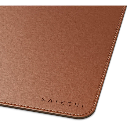 Satechi Vegan-Leather Premium Desk Mat Brown