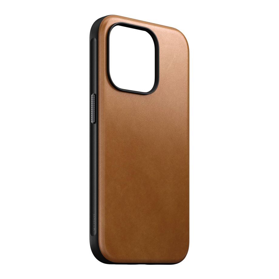 Nomad Modern Leather Case iPhone 15 Pro English Tan