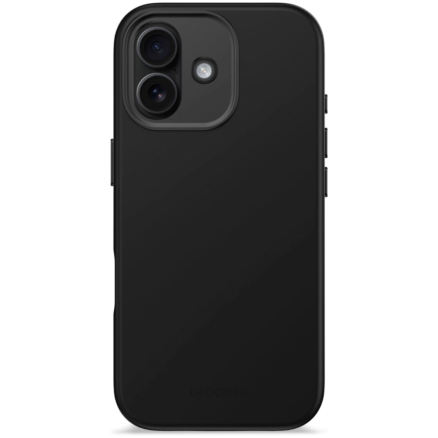 Decoded AntiMicrobial Silicone Backcover iPhone 17 Phantom Black