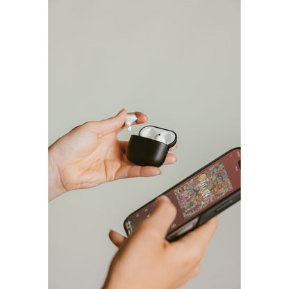 Nomad Modern Leather Case Airpods 4 Black