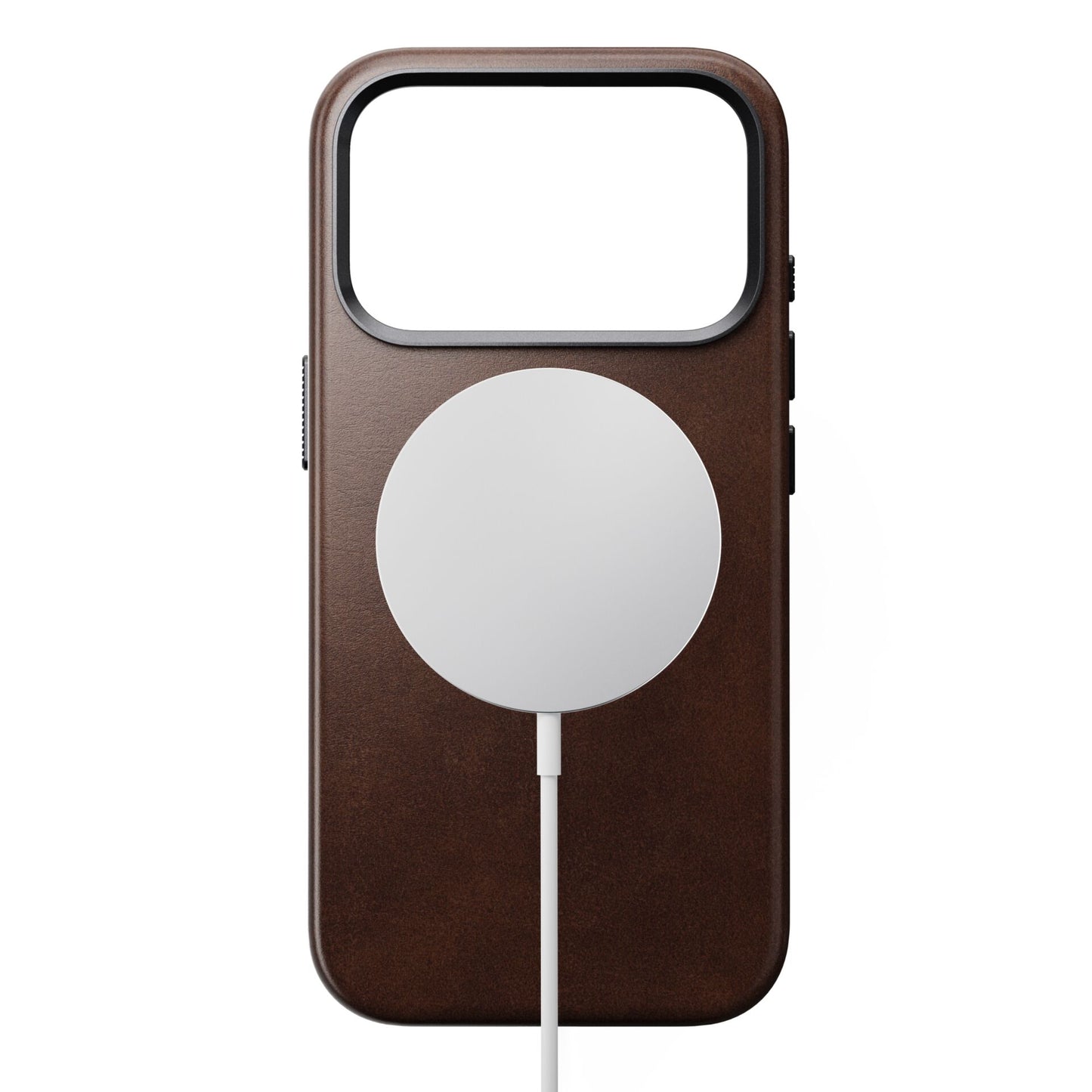 Nomad Traditional Leather Case iPhone 17 Pro Rustic Brown Horween