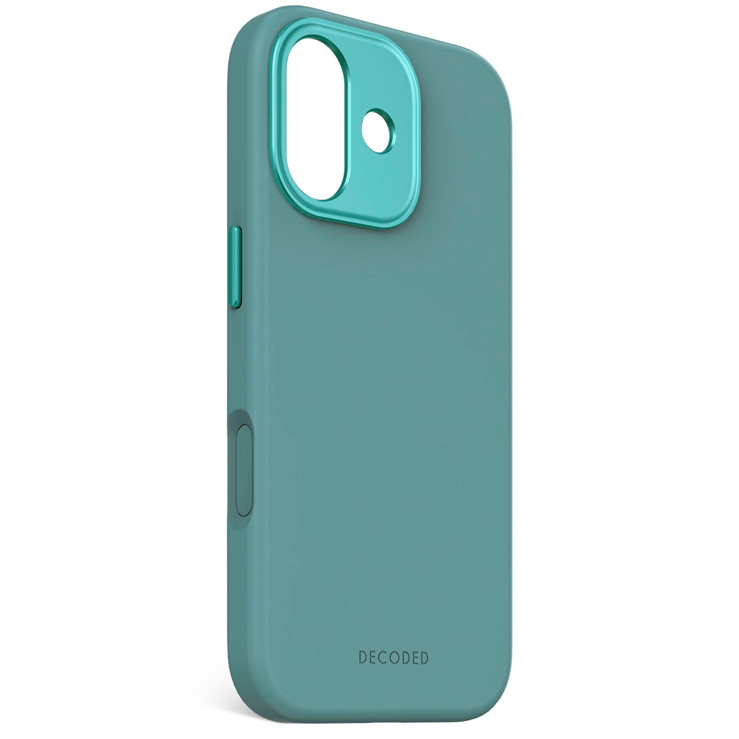 Decoded AntiMicrobial Silicone Backcover iPhone 17 Retro Blue
