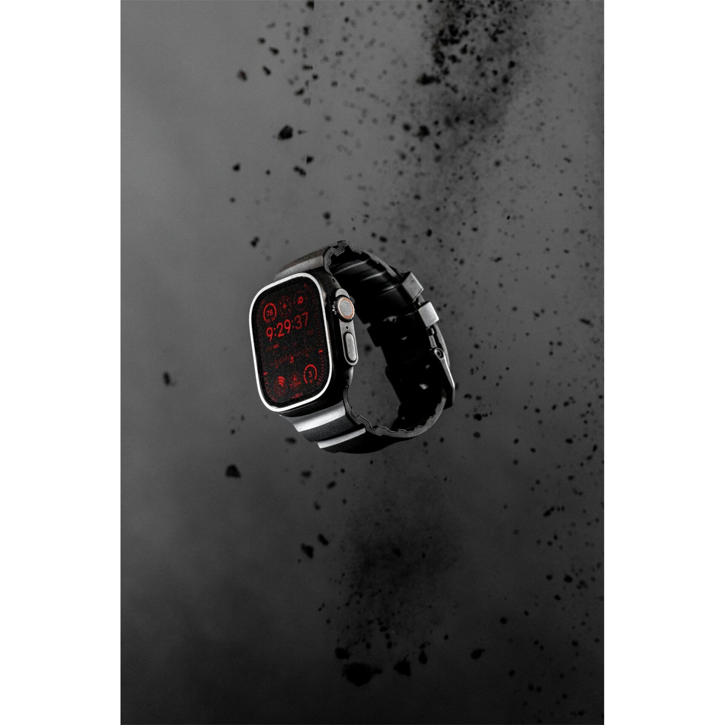 Nomad Rocky Point Band 46/49mm Carbon Black Connector Black