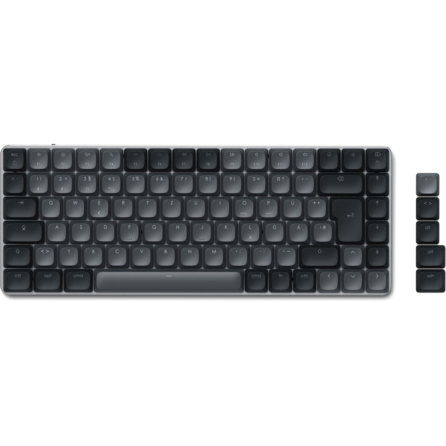 Satechi SM1 Slim Mechanical Backlit BT Keyboard German dark