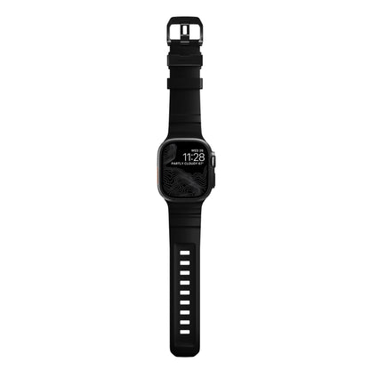 Nomad Rocky Point Band 46/49mm Carbon Black Connector Black