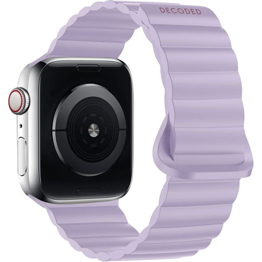 Decoded Silicone Magnet Traction Loop Strap 42/44/45/49mm Lavender