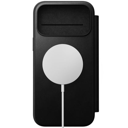 Nomad Modern Leather Folio iPhone 17 Pro Max Black