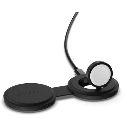 Satechi OntheGo 2-in-1 Wireless Charger Black