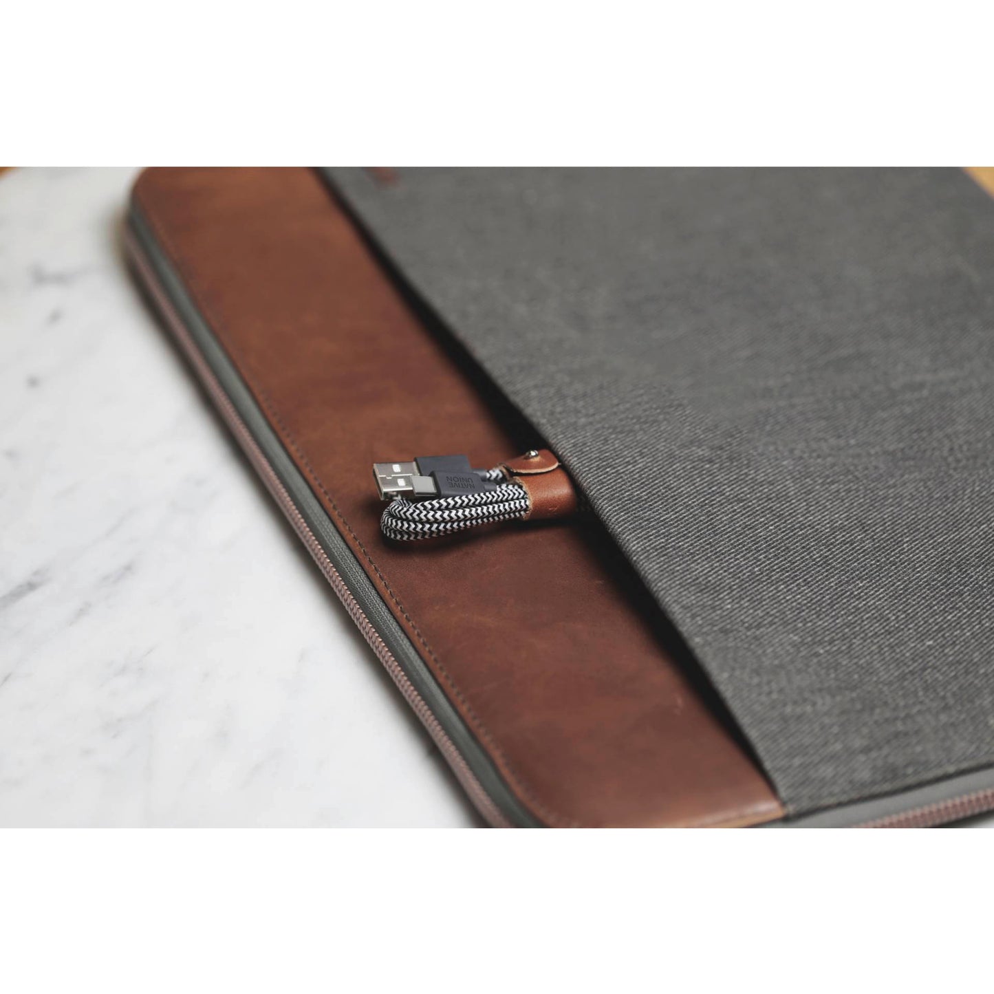 Native Union Belt Cable USB-A to USB-C 1.2m Zebra