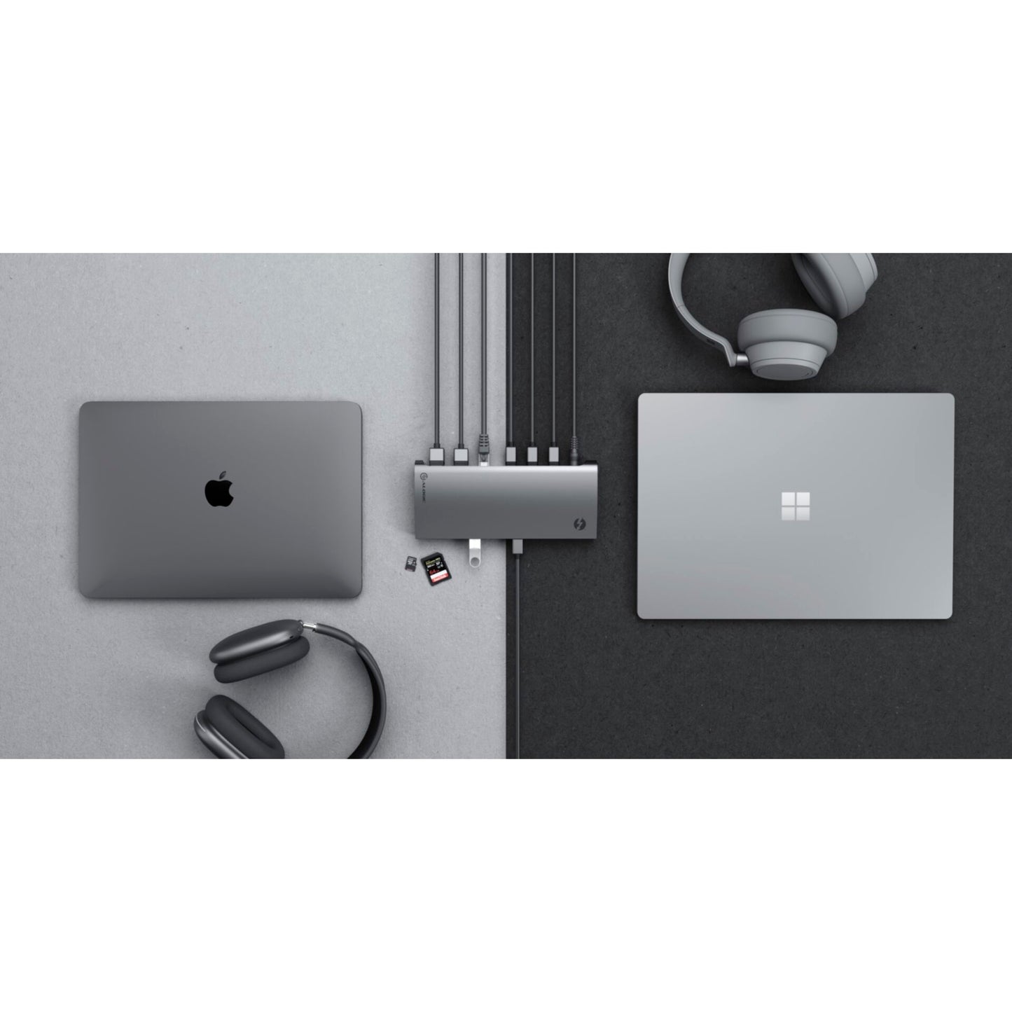 Alogic Blaze Thunderbolt 4 Dual 4K Docking Station Space Gray