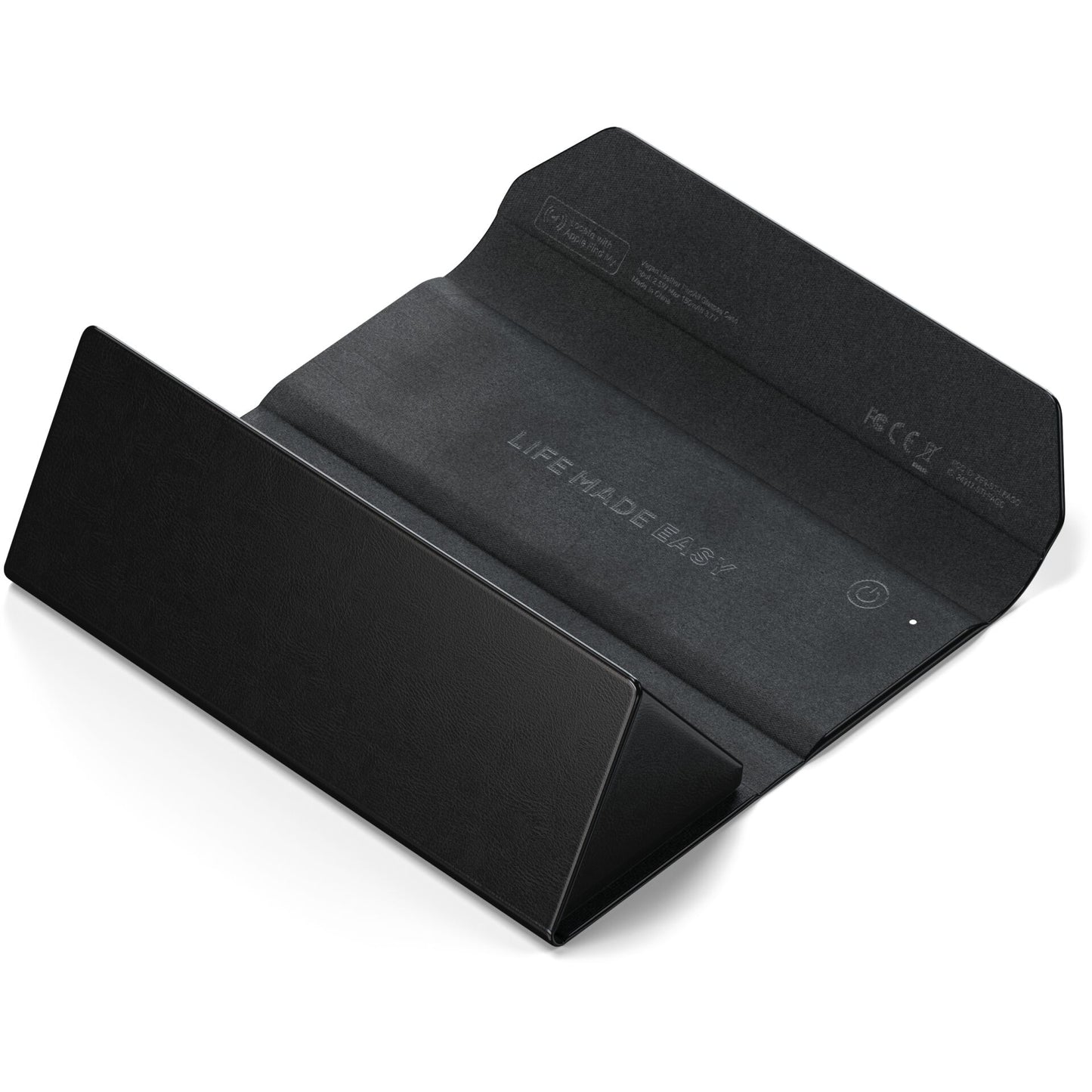 Satechi Vegan-Leather FindAll Glasses Case Black