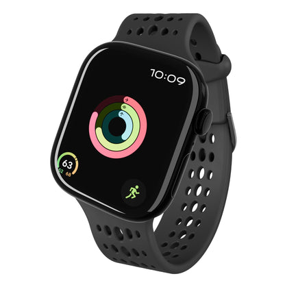 Decoded Silicone Ares O Strap for Apple Watch 40/42mm Black