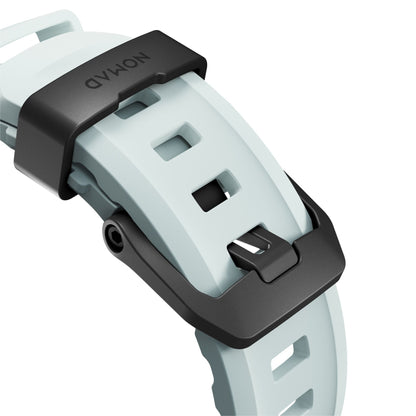 Nomad Rocky Point Band 46/49mm Icy Blue Glow Connector Black