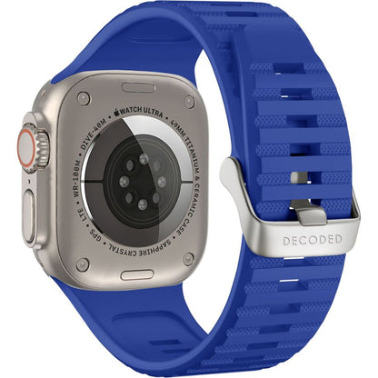 Decoded Silicone Ultra Traction Strap 42/44/45/49mm Galactic Blue