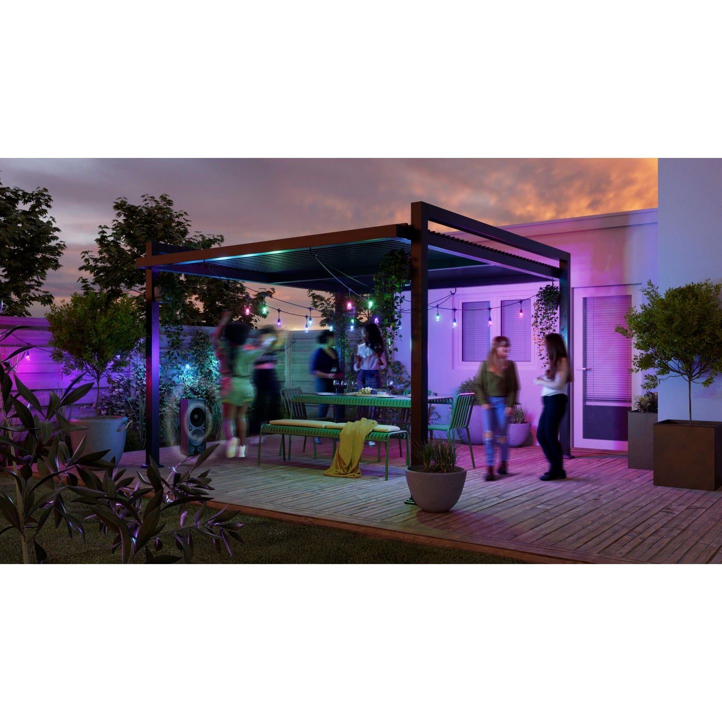 Nanoleaf Essentials Matter Smart Outdoor String Light Starter 30m