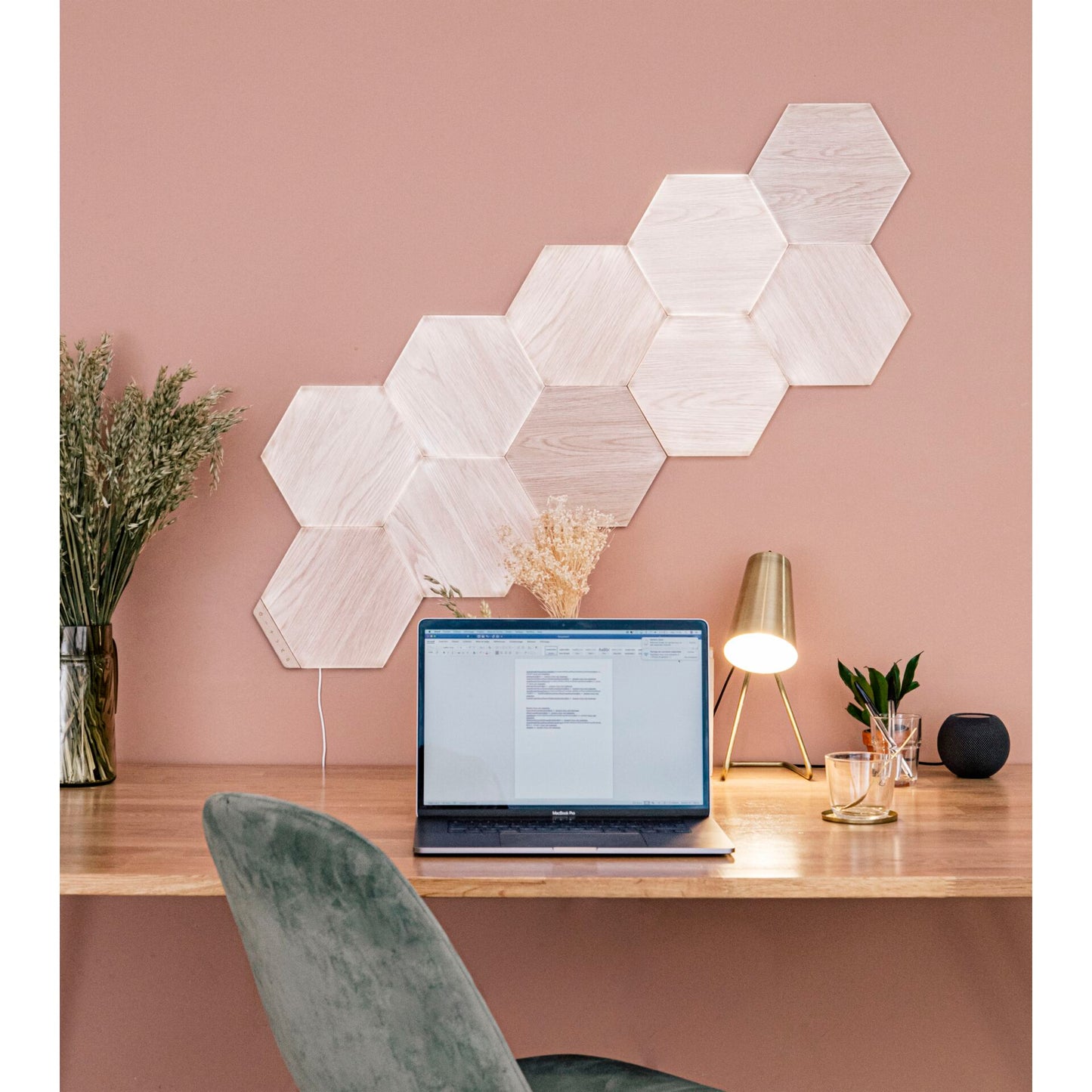 Nanoleaf Elements Wood Look Hexagons Expansion Pack - 3PK